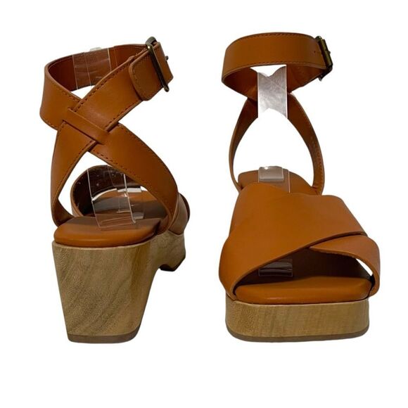 NWT EVERLANE The Clog Sandal Cognac Leather 7 - Picture 3 of 12
